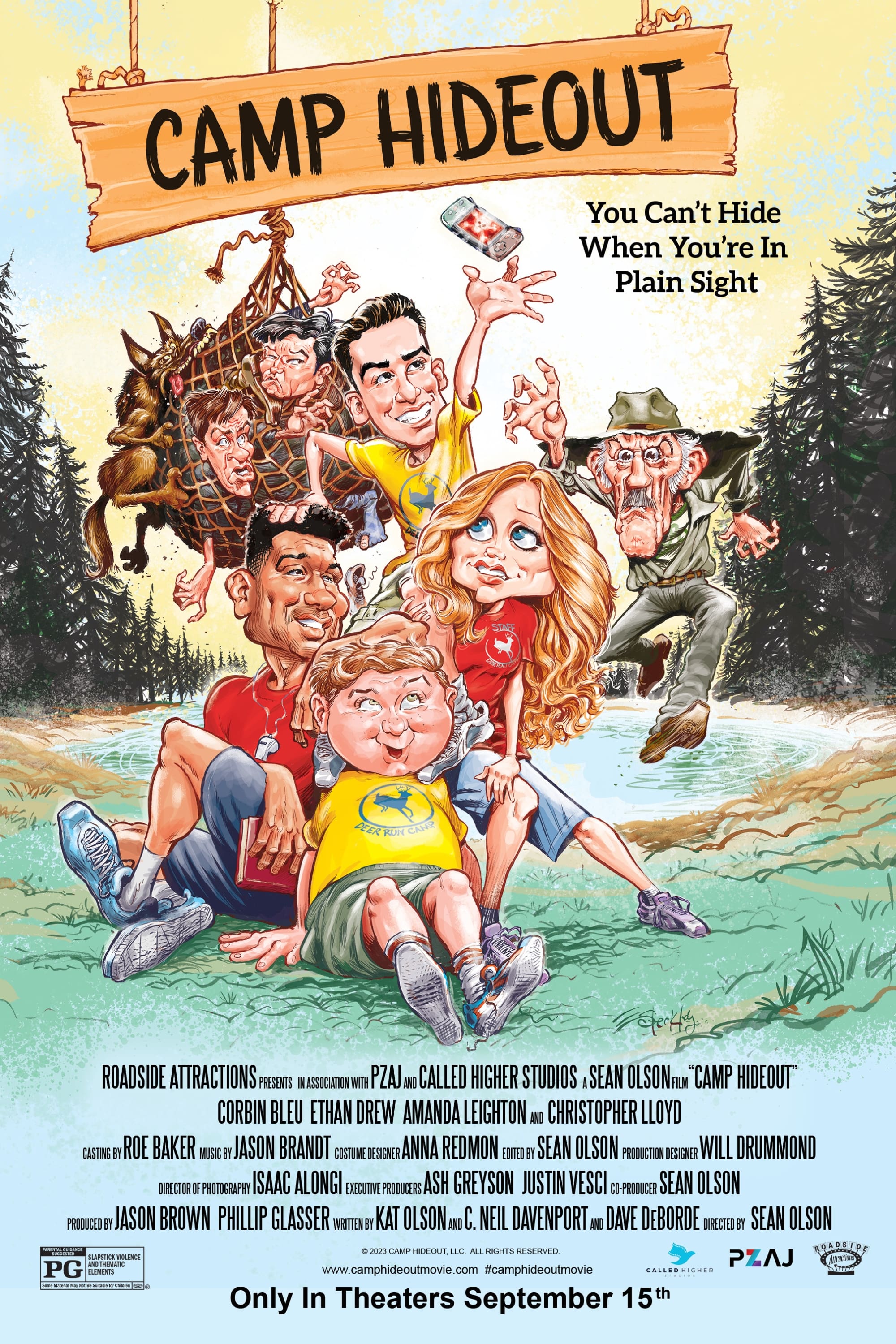 Camp Hideout Hindi Dubbed Movie Poster (2023)