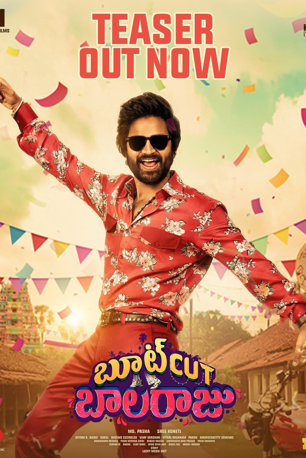 Bootcut Balaraju Hindi Dubbed Movie Poster (2024)