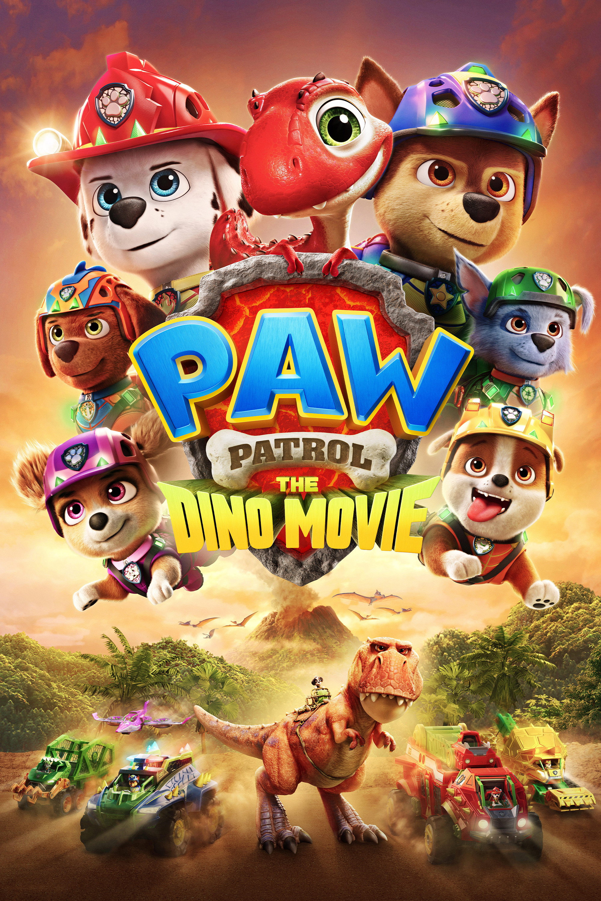 PAW Patrol: The Dino Movie Hindi Dubbed Movie Poster (2026)